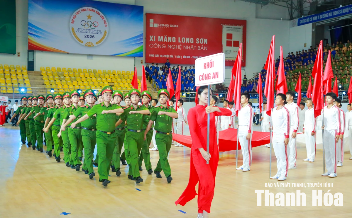 Ấn tượng lễ khai mạc Đại hội Thể dục thể thao tỉnh Thanh Hóa lần thứ X