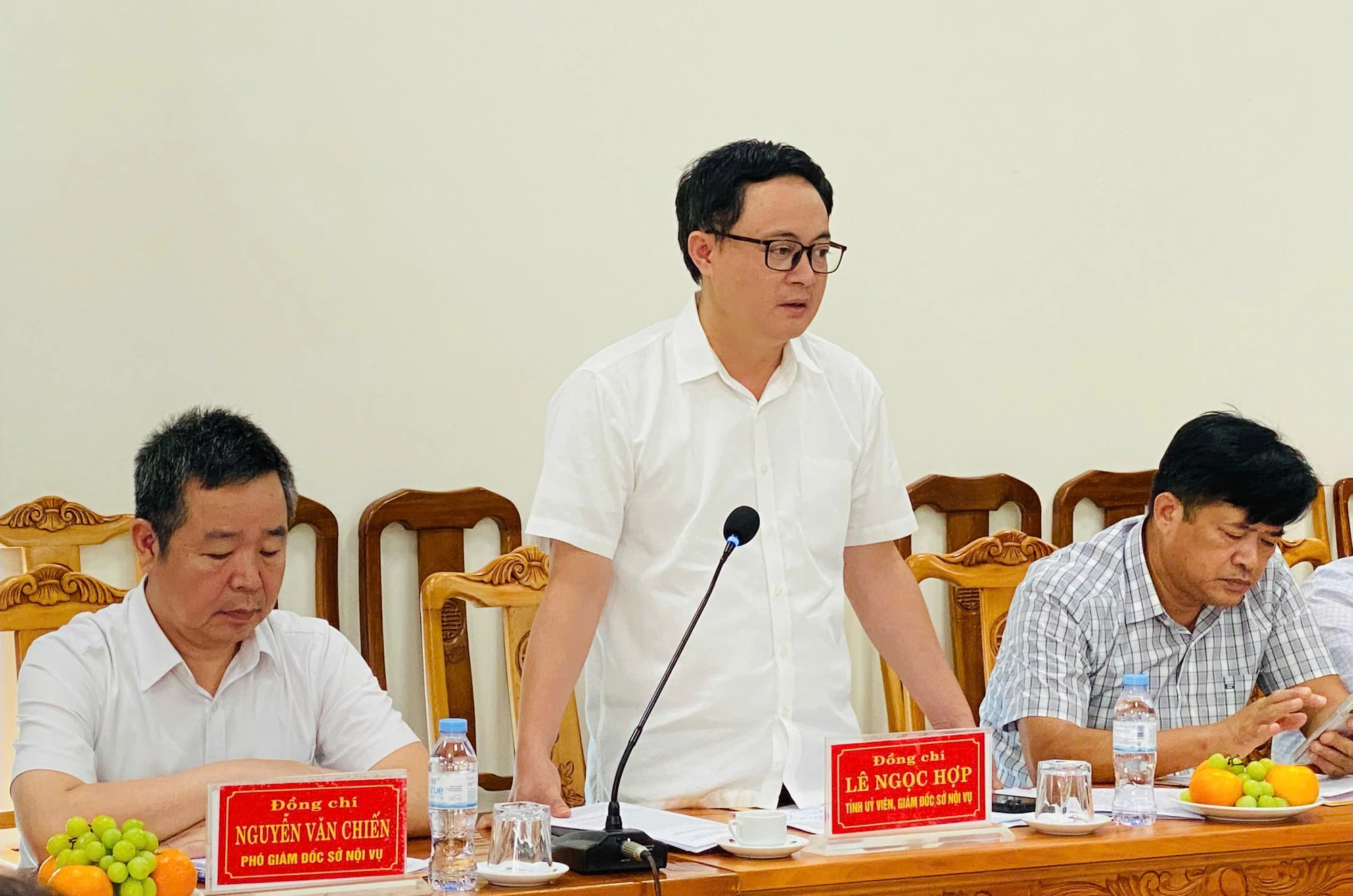 Đoàn khảo sát của Quốc hội làm việc với Sở Nội vụ về thực hiện chính sách, pháp luật lĩnh vực văn hóa - xã hội