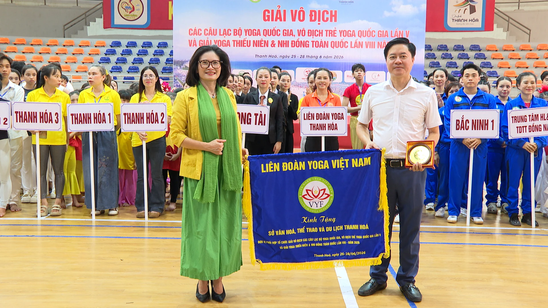 Khai mạc các giải Yoga trong hệ thống thi đấu quốc gia tại Thanh Hóa