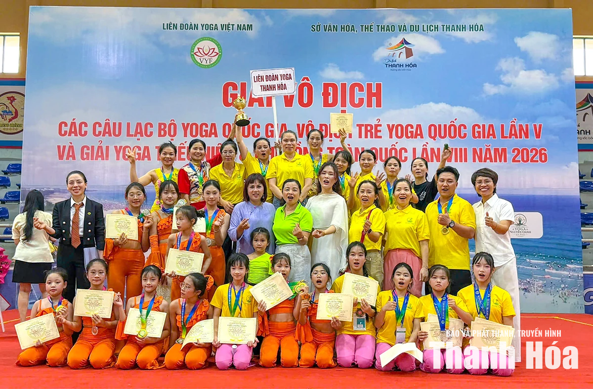 Liên đoàn Yoga Thanh Hóa xếp thứ Ba tại Giải vô địch các CLB Yoga quốc gia