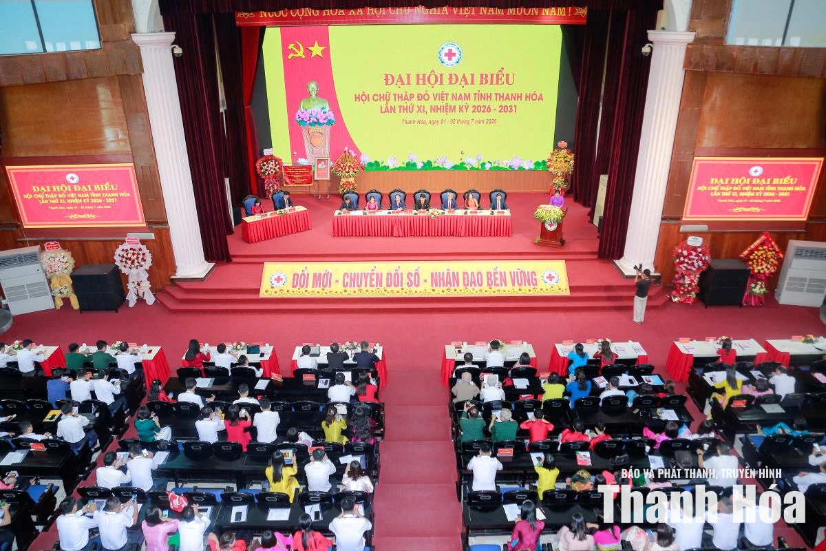 Đại hội đại biểu Hội Chữ thập đỏ tỉnh Thanh Hóa lần thứ XI, nhiệm kỳ 2026-2031