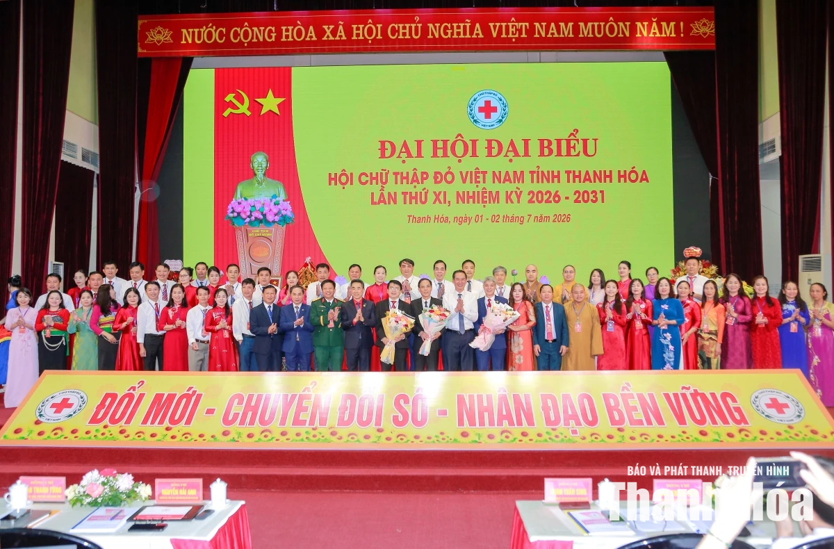 Đại hội đại biểu Hội Chữ thập đỏ tỉnh Thanh Hóa lần thứ XI, nhiệm kỳ 2026-2031