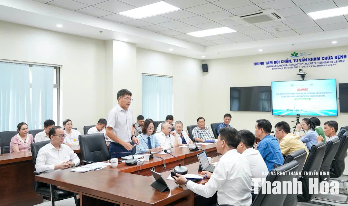 Đẩy mạnh hợp tác chuyên môn, nâng cao chất lượng điều trị nhi khoa tại Bệnh viện Nhi Thanh Hóa