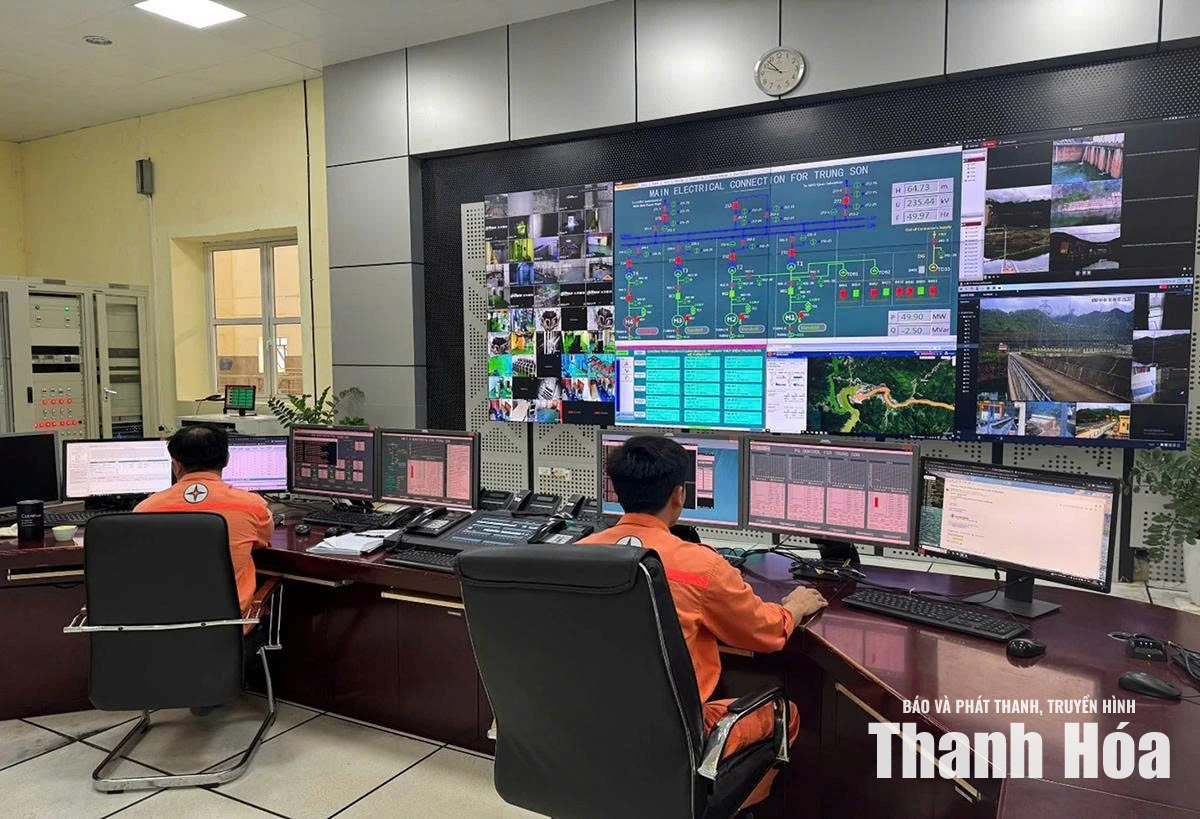 Hướng tới chuyển đổi số trên toàn bộ chuỗi quản trị tại Nhà máy Thủy điện Trung Sơn