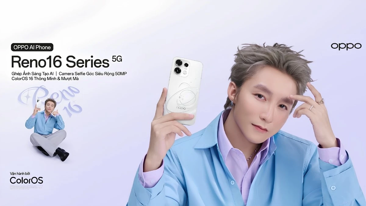 Đặc quyền đặt trước OPPO Reno16 F tại CellphoneS: Nhận ưu đãi mua kèm phụ kiện độc lạ OPPO Bubble