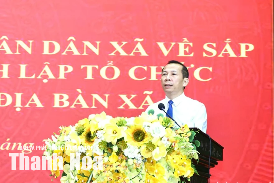 Xã Nông Cống kiện toàn các tổ chức sau sắp xếp thôn