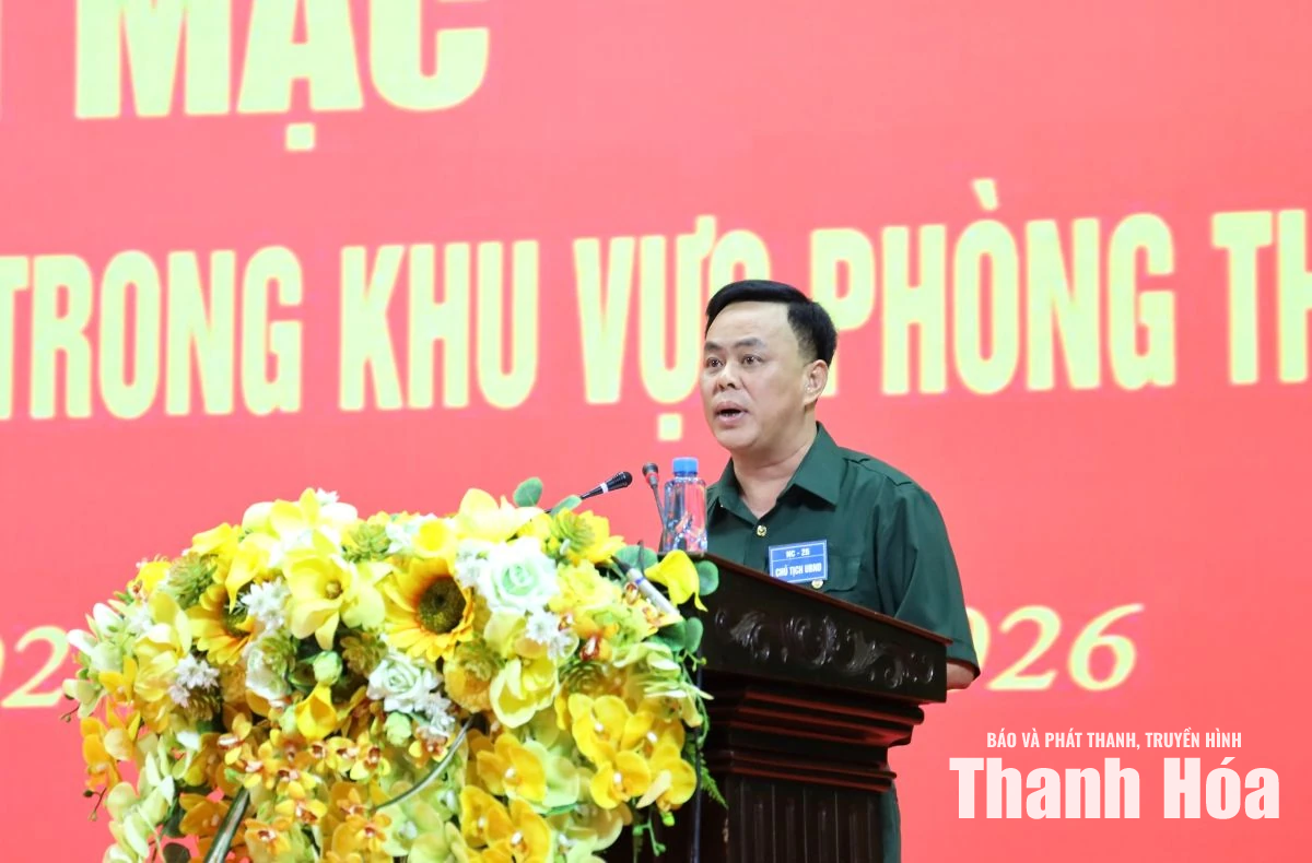 Diễn tập tác chiến trong khu vực phòng thủ xã Nông Cống