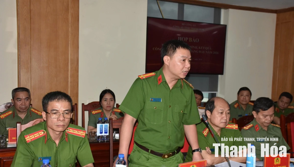 Công an Thanh Hóa chủ động, quyết liệt triển khai đồng bộ các biện pháp bảo đảm an ninh trật tự