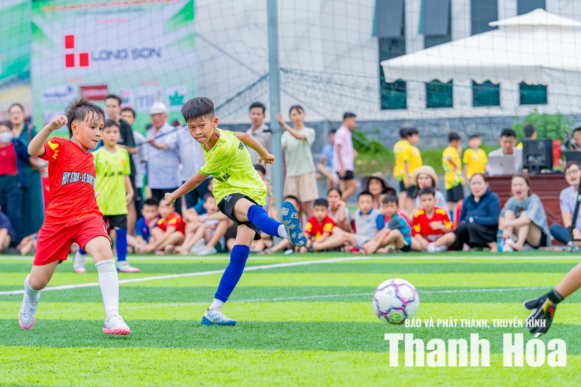 “Messi xứ Thanh” Lê Quốc Phương ấn tượng với không khí Giải Bóng đá Nhi đồng Cúp Báo và Phát thanh, truyền hình Thanh Hóa