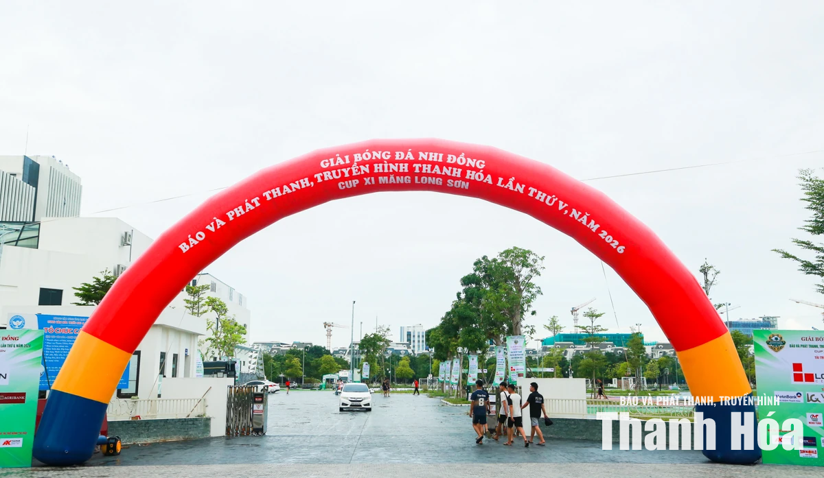 Sẵn sàng cho Giải Bóng đá Nhi đồng Báo và Phát thanh, truyền hình Thanh Hóa lần thứ V