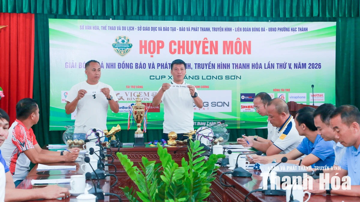 Sẵn sàng cho Giải Bóng đá Nhi đồng Báo và Phát thanh, truyền hình Thanh Hóa lần thứ V
