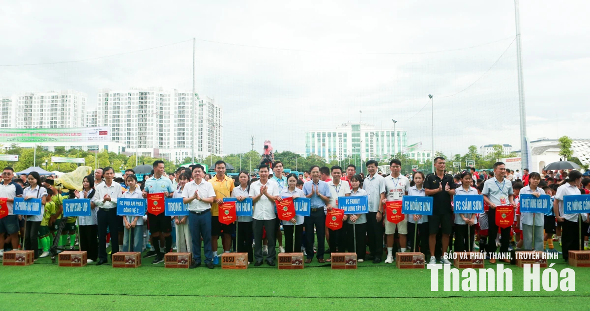 Khai mạc Giải Bóng đá Nhi đồng Báo và Phát thanh, truyền hình Thanh Hóa lần thứ V, năm 2026 - Cúp Xi măng Long Sơn