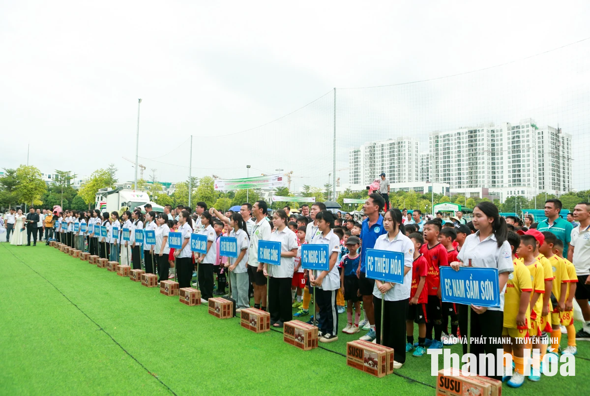 Khai mạc Giải Bóng đá Nhi đồng Báo và Phát thanh, truyền hình Thanh Hóa lần thứ V, năm 2026 - Cúp Xi măng Long Sơn