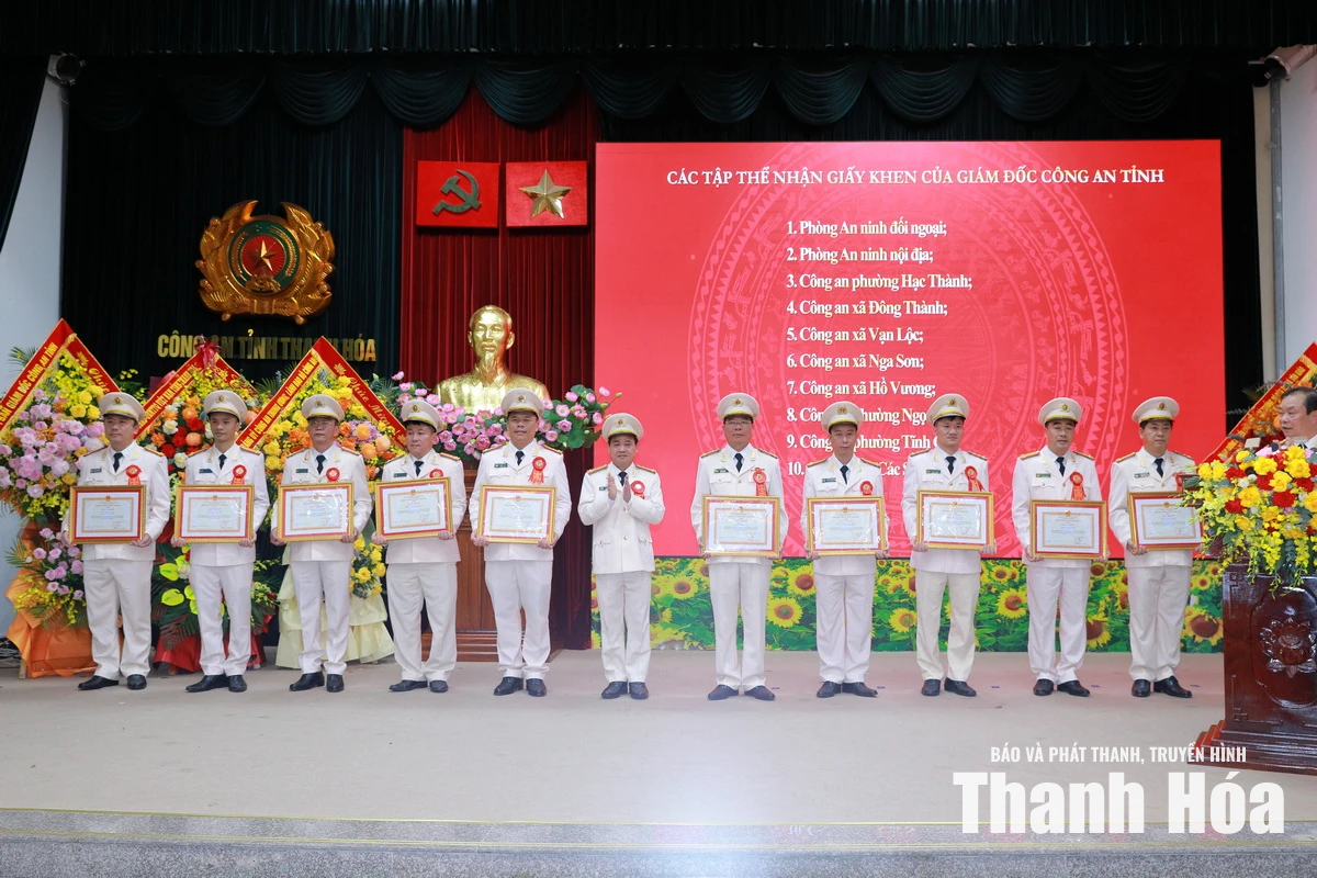 Công an tỉnh Thanh Hóa kỷ niệm 80 năm Ngày truyền thống lực lượng An ninh Nhân dân