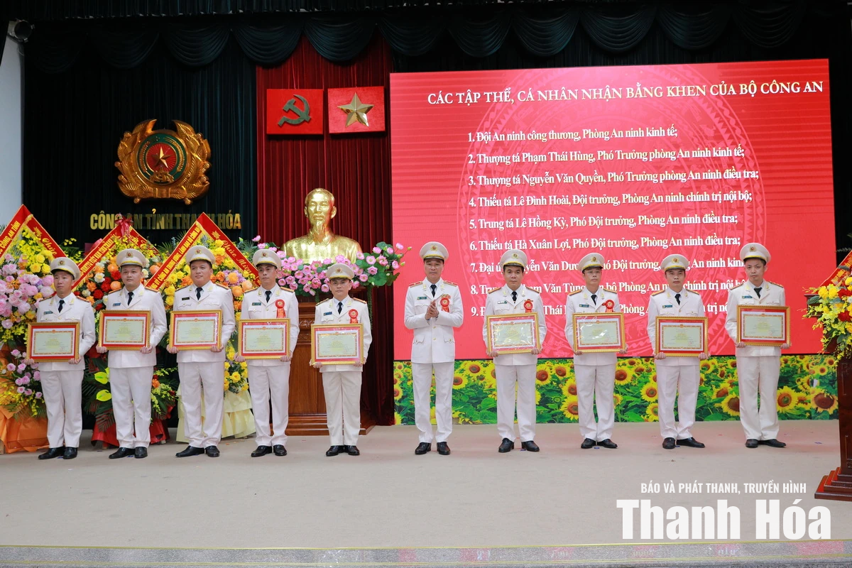 Công an tỉnh Thanh Hóa kỷ niệm 80 năm Ngày truyền thống lực lượng An ninh Nhân dân