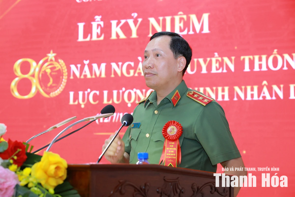 Công an tỉnh Thanh Hóa kỷ niệm 80 năm Ngày truyền thống lực lượng An ninh Nhân dân