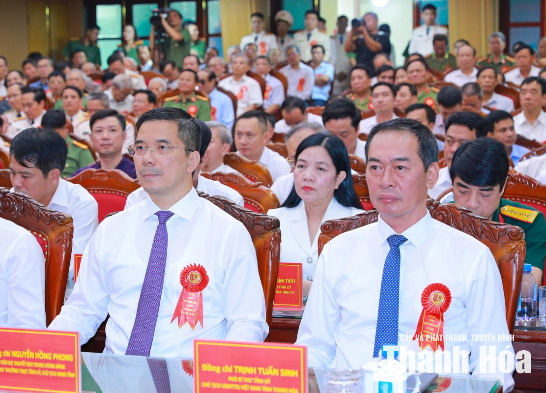 Công an tỉnh Thanh Hóa kỷ niệm 80 năm Ngày truyền thống lực lượng An ninh Nhân dân