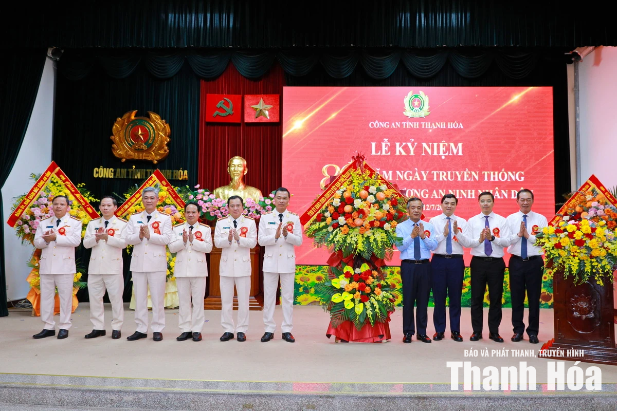 Công an tỉnh Thanh Hóa kỷ niệm 80 năm Ngày truyền thống lực lượng An ninh Nhân dân