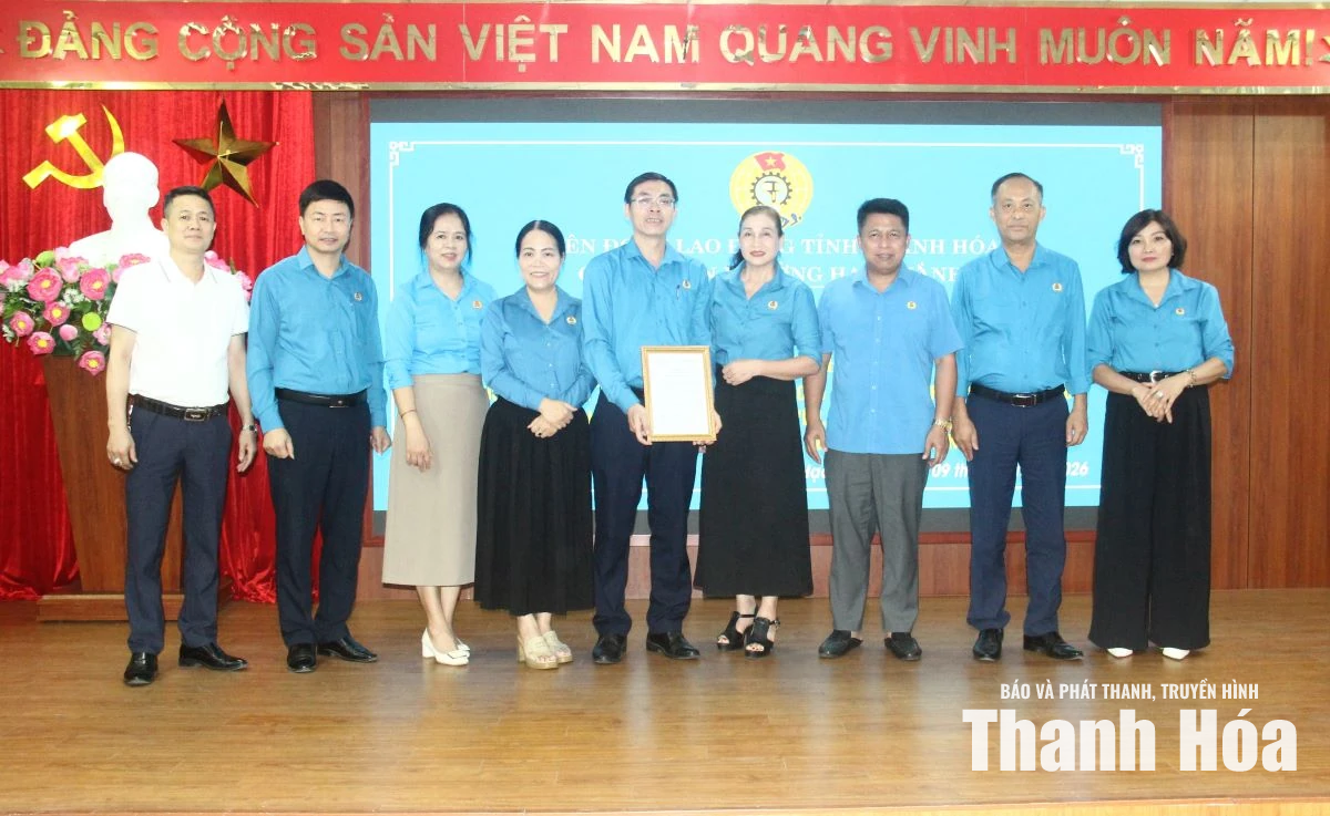 Công đoàn phường Hạc Thành thực hiện tốt việc chăm lo, bảo vệ quyền, lợi ích chính đáng của đoàn viên