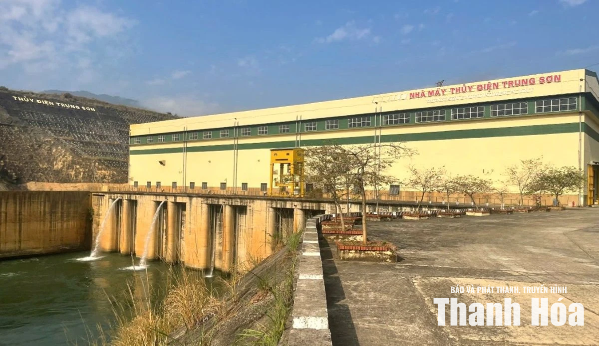 Thủy điện Trung Sơn vận hành an toàn, góp phần bảo đảm cung ứng điện mùa nắng nóng