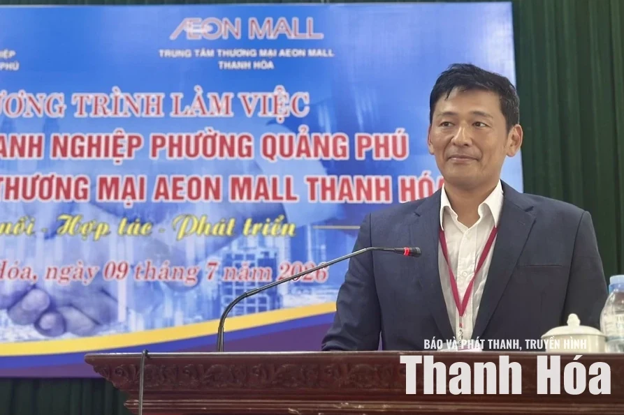 Kết nối đưa hàng hóa Thanh Hóa vào Trung tâm thương mại AEON MALL