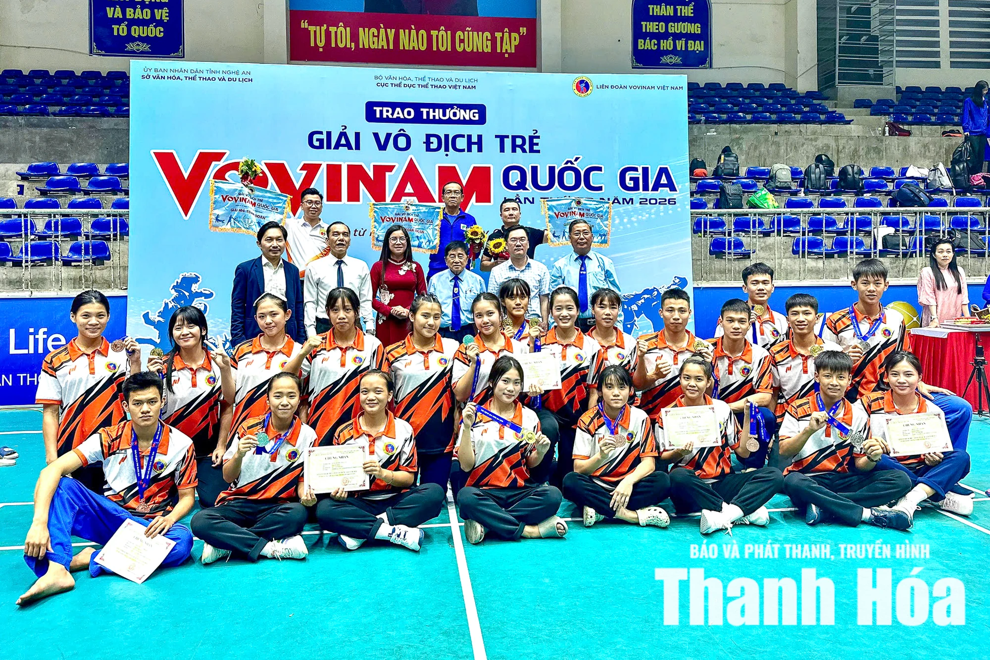 Vovinam Thanh Hóa xếp hạng ba toàn đoàn tại Giải Vô địch trẻ quốc gia 2026