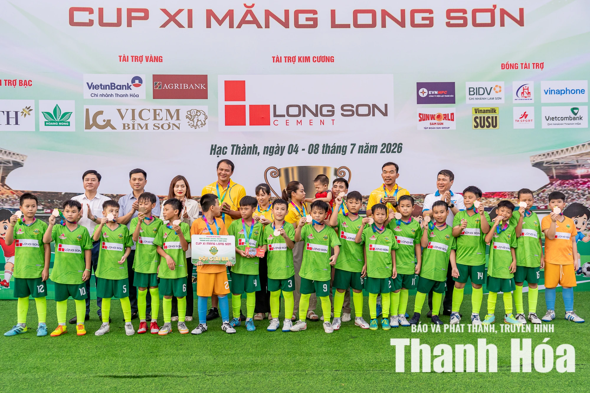 Những tân binh để lại dấu ấn ở Giải Bóng đá Nhi đồng Báo và Phát thanh, truyền hình Thanh Hóa lần thứ V