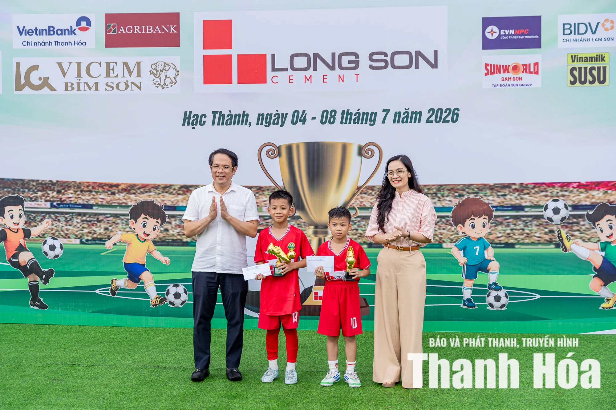 Những gương mặt xuất sắc được vinh danh tại Giải Bóng đá Nhi đồng Báo và Phát thanh, truyền hình Thanh Hóa lần thứ V