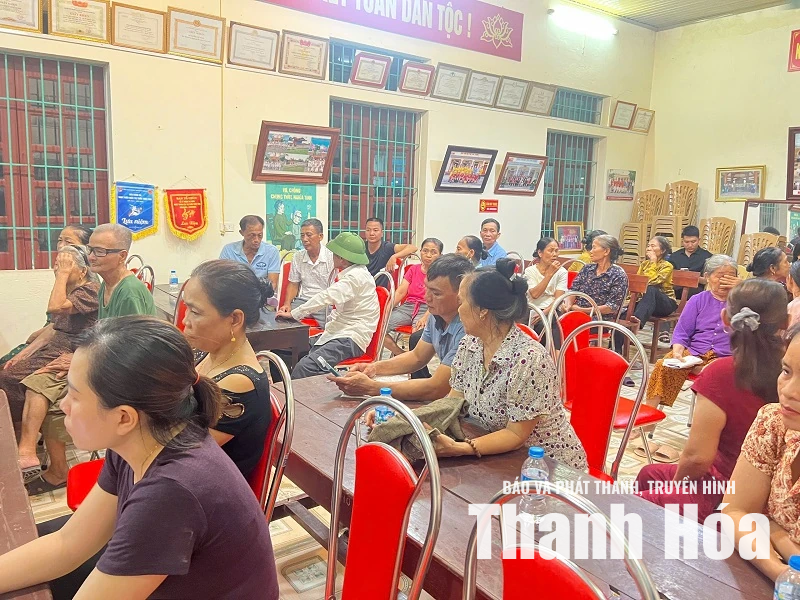 Xã Triệu Sơn chi trả tiền bồi thường GPMB Dự án Khu dân cư mới Nam Đồng Nẫn 3