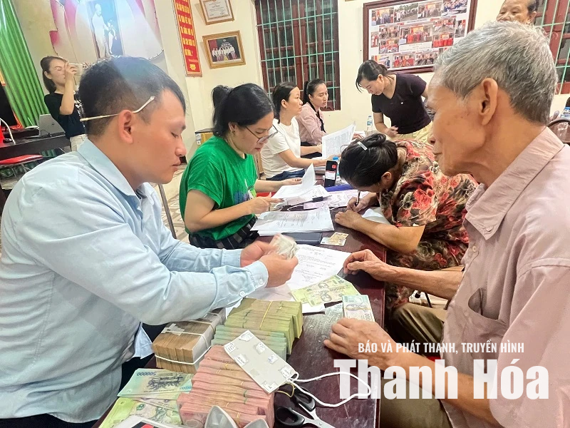 Xã Triệu Sơn chi trả tiền bồi thường GPMB Dự án Khu dân cư mới Nam Đồng Nẫn 3