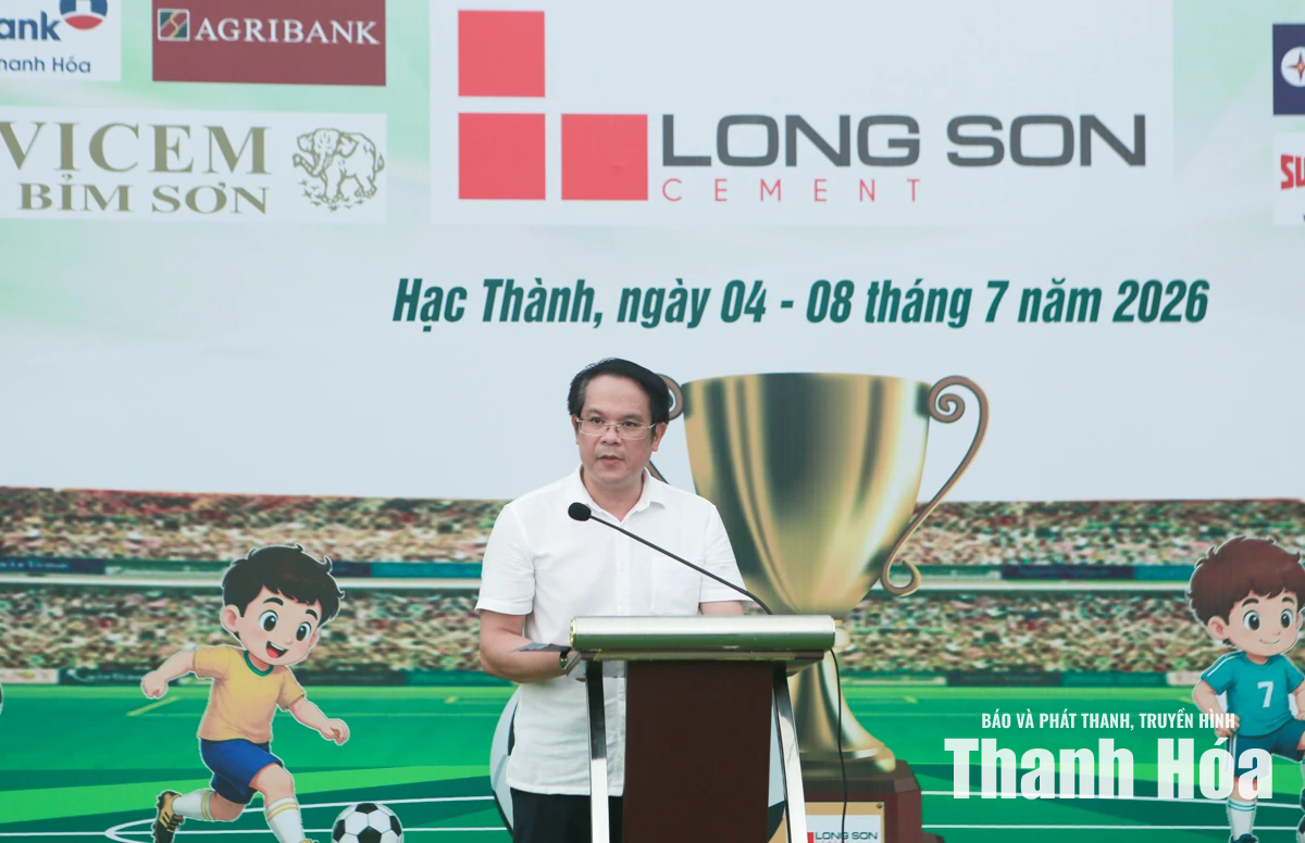 Giải Bóng đá Nhi đồng Báo và Phát thanh, truyền hình Thanh Hóa lần thứ V thành công rực rỡ