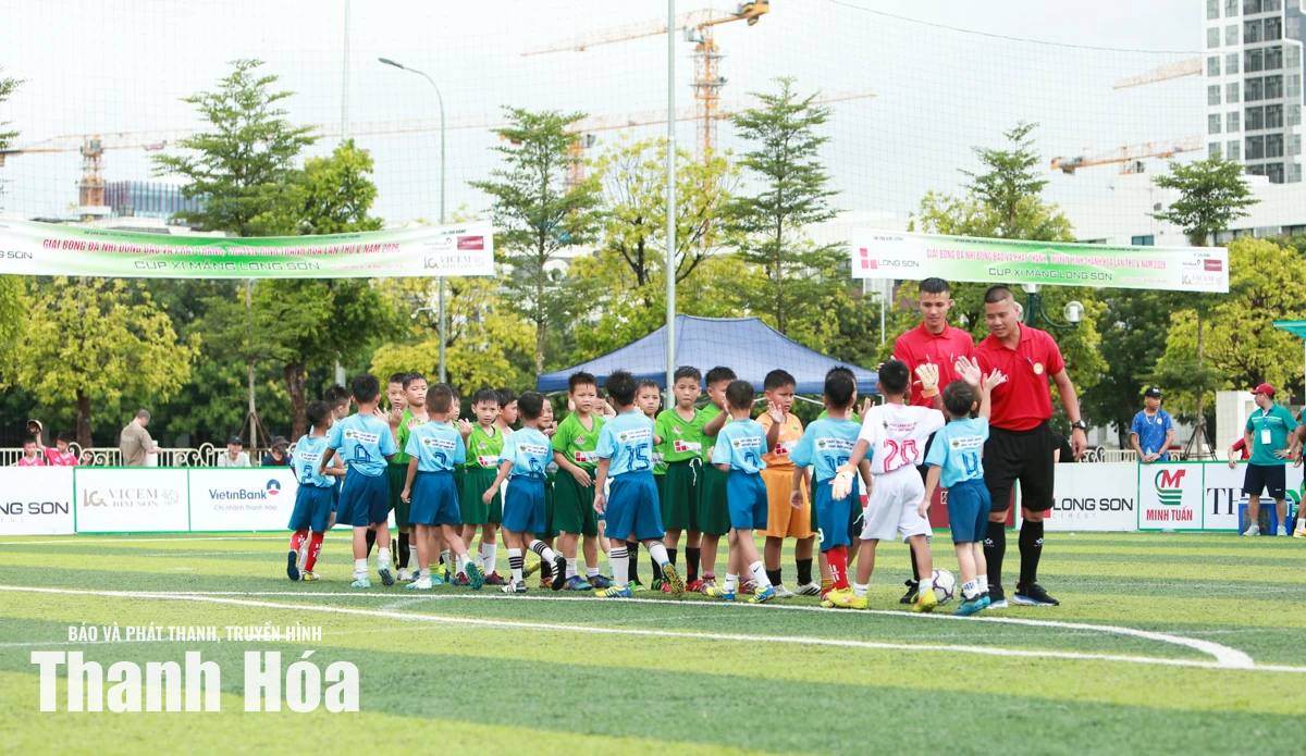 U8 Nghi Sơn lần đầu tiên vô địch Giải Bóng đá Nhi đồng Báo và Phát thanh, truyền hình Thanh Hóa