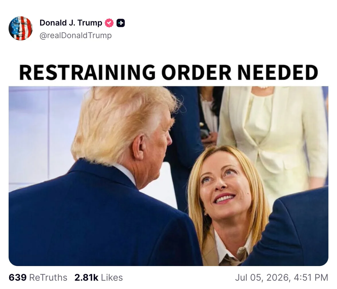 Ông Trump lại công kích bà Meloni trước thềm Thượng đỉnh NATO