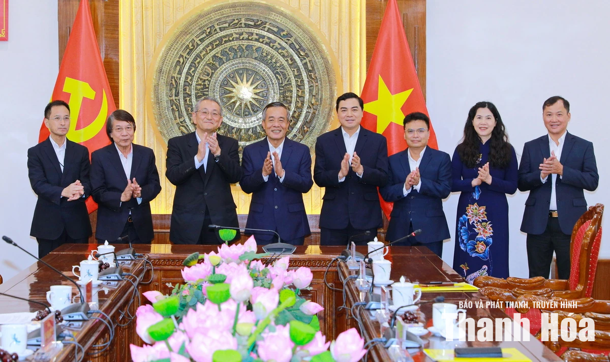 Bí thư Tỉnh ủy Lê Đức Thái tiếp và làm việc với Tổng Giám đốc Công ty TNHH Idemitsu Việt Nam