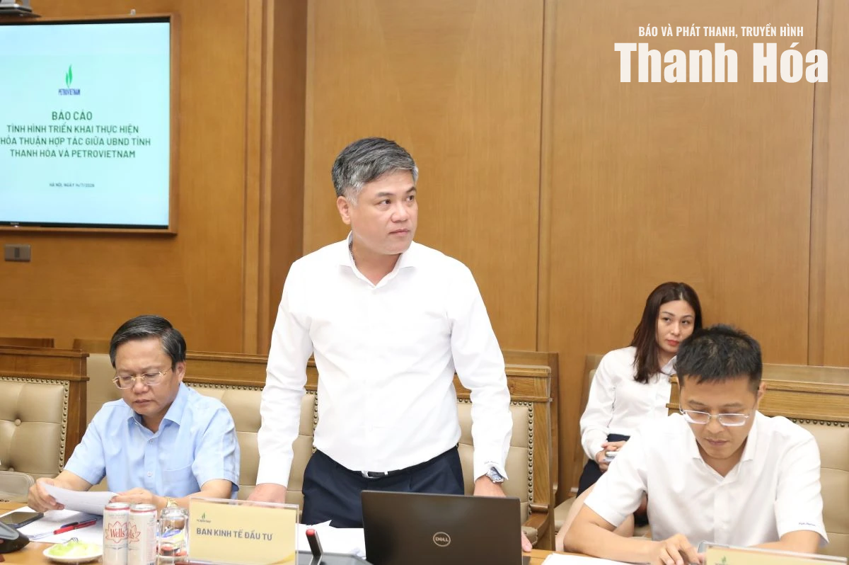 Hiện thực hóa Thỏa thuận hợp tác giữa tỉnh Thanh Hóa và Petrovietnam