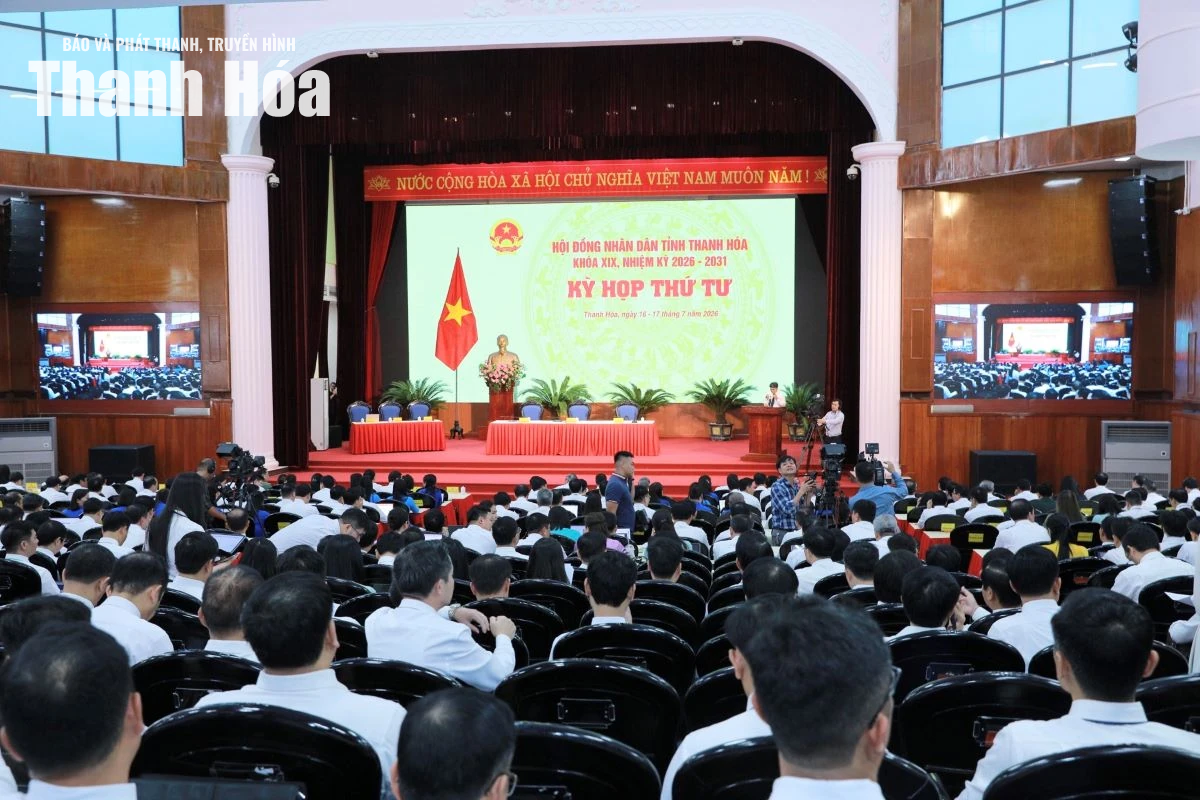 Khai mạc trọng thể Kỳ họp thứ tư, HĐND tỉnh Thanh Hóa khóa XIX, nhiệm kỳ 2026-2031