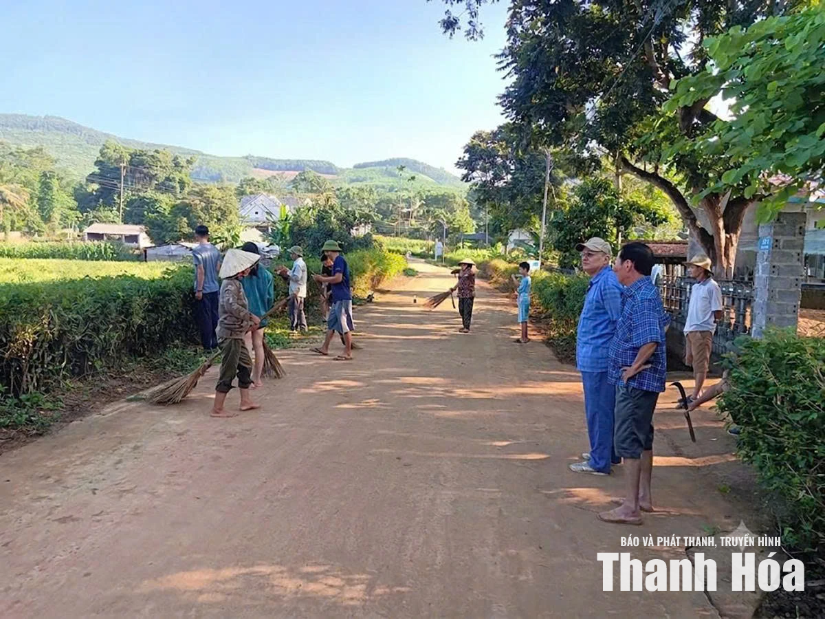 Thạch Lập xây dựng miền quê xanh từ tiêu chí môi trường