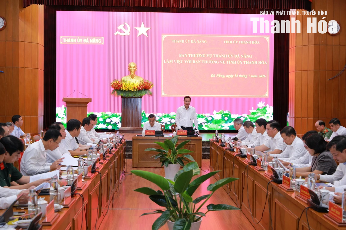 Thanh Hóa - Đà Nẵng chia sẻ kinh nghiệm, thống nhất hợp tác phát triển