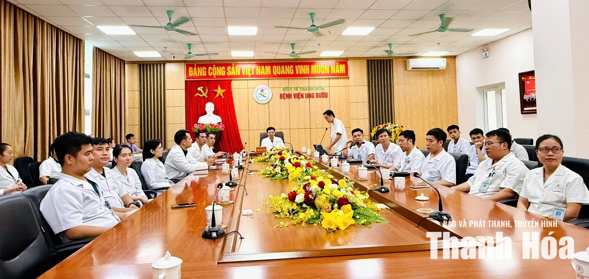 Bệnh viện Ung bướu tỉnh Thanh Hóa hội chẩn khám chữa bệnh từ xa với bệnh viện tại Trung Quốc