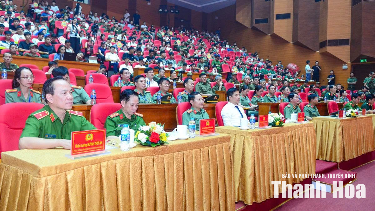 Đội Thanh Hóa đoạt Giải A Hội thi lực lượng tham gia bảo vệ an ninh, trật tự ở cơ sở giỏi&nbsp;toàn quốc lần thứ I, khu vực phía Bắc