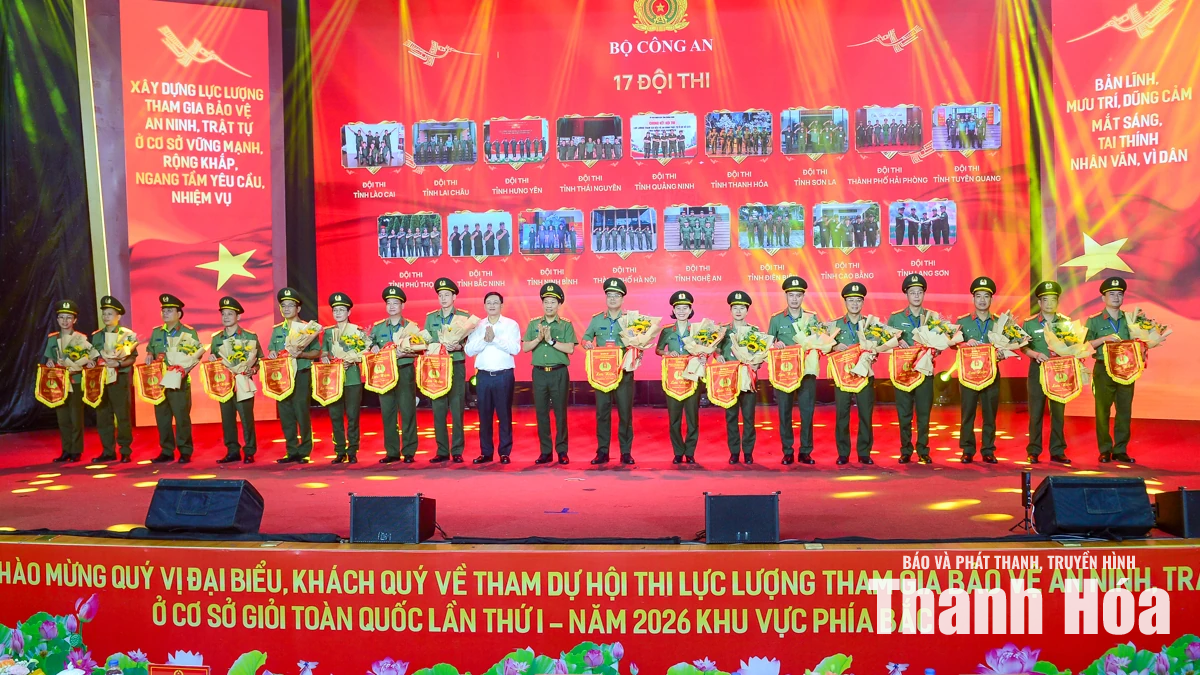 Khai mạc Hội thi lực lượng tham gia bảo vệ ANTT ở cơ sở giỏi toàn quốc khu vực phía Bắc