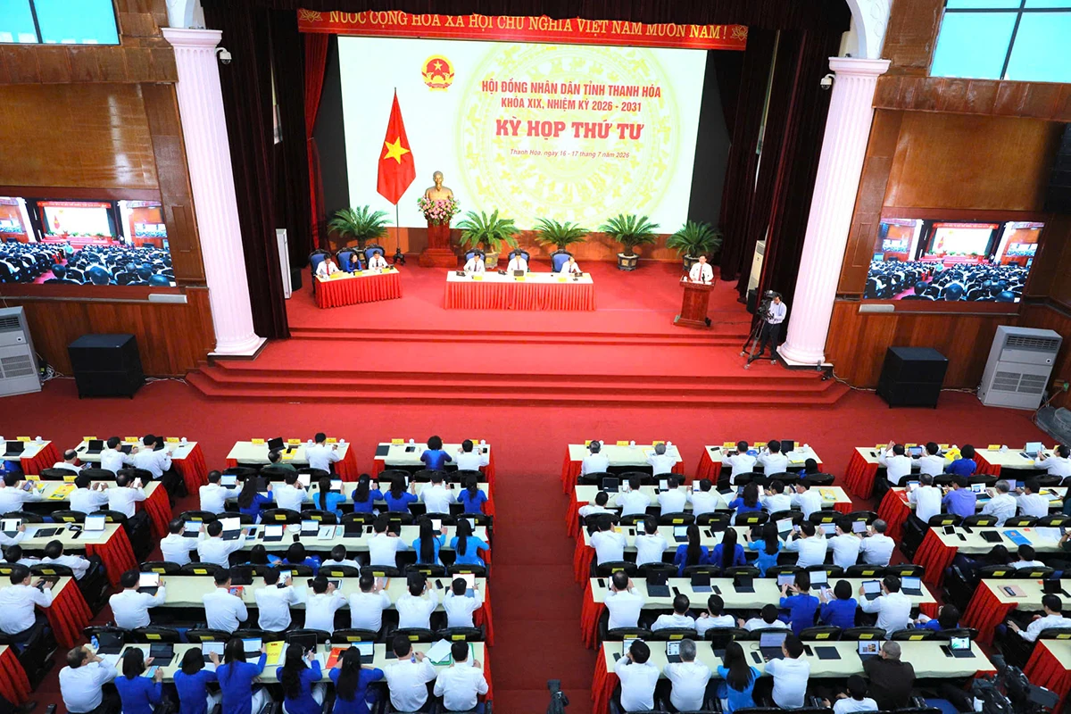 Khai mạc trọng thể Kỳ họp thứ tư, HĐND tỉnh Thanh Hóa khóa XIX, nhiệm kỳ 2026-2031