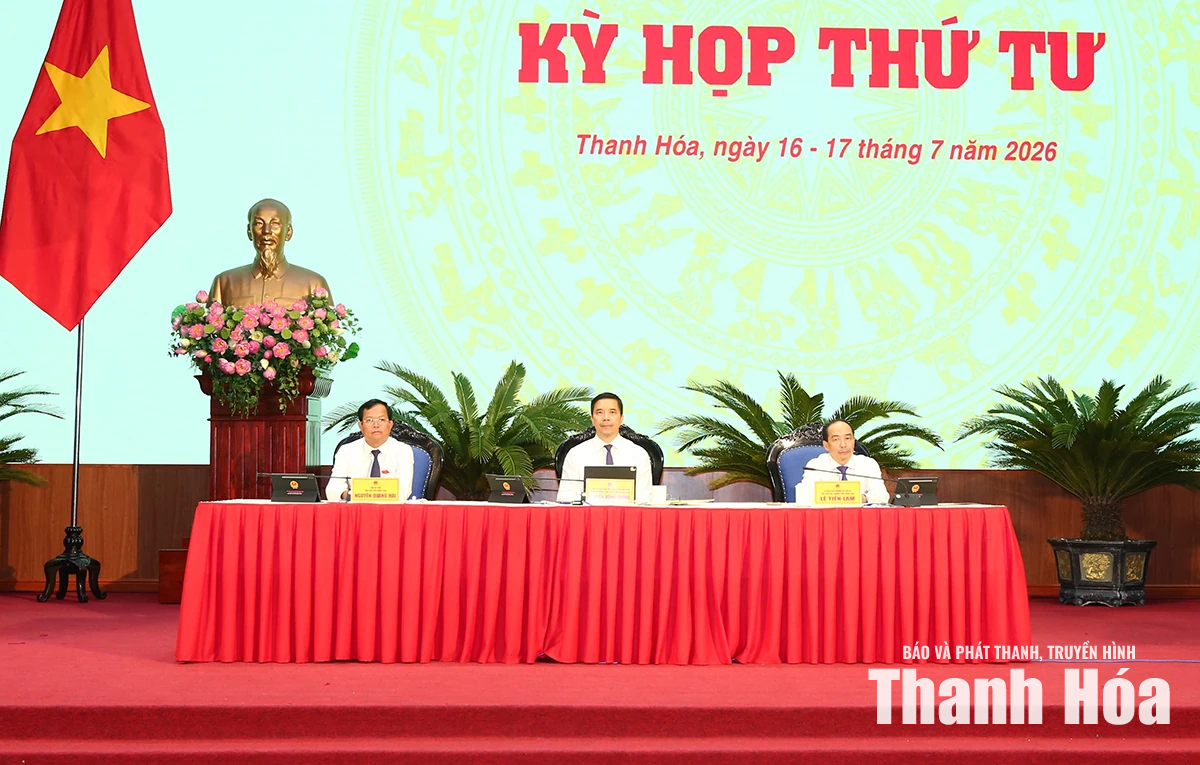 Khai mạc trọng thể Kỳ họp thứ tư, HĐND tỉnh Thanh Hóa khóa XIX, nhiệm kỳ 2026-2031