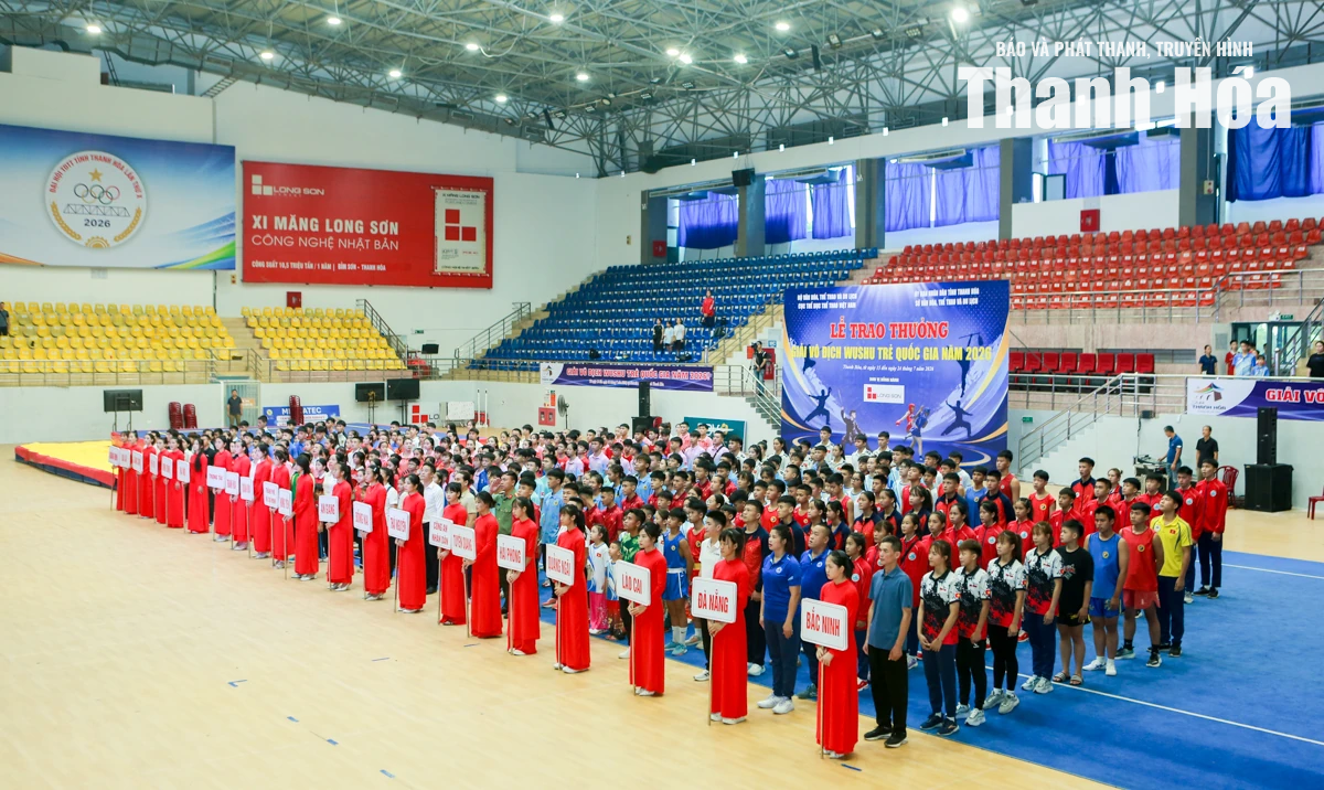 Khởi tranh Giải vô địch Wushu trẻ quốc gia tại Thanh Hóa