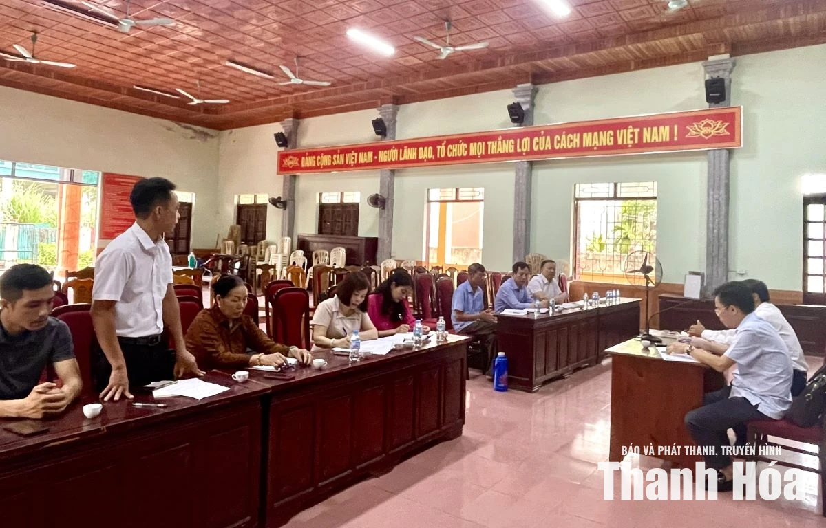 Giám sát việc thực hiện dân chủ ở cơ sở gắn với trách nhiệm người đứng đầu tại xã Hà Trung