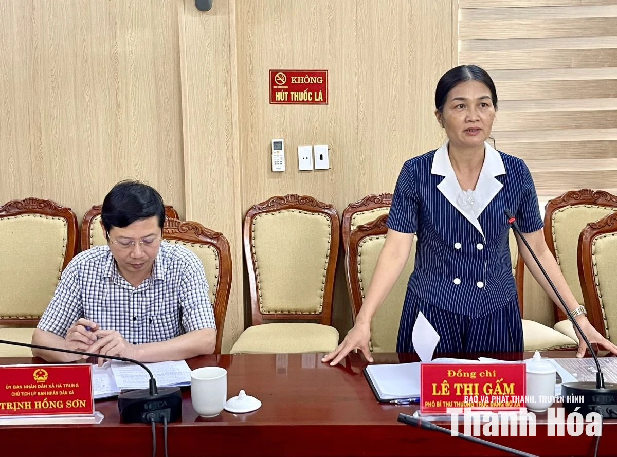 Giám sát việc thực hiện dân chủ ở cơ sở gắn với trách nhiệm người đứng đầu tại xã Hà Trung