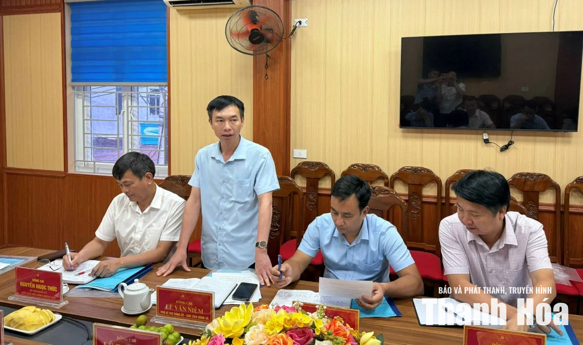 Giám sát việc thực hiện dân chủ ở cơ sở gắn với trách nhiệm của người đứng đầu tại xã Lam Sơn