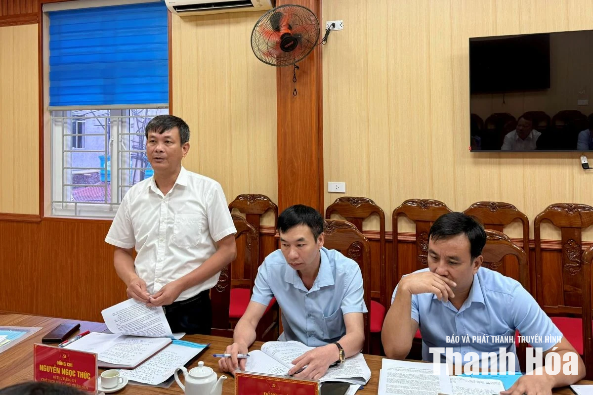 Giám sát việc thực hiện dân chủ ở cơ sở gắn với trách nhiệm của người đứng đầu tại xã Lam Sơn