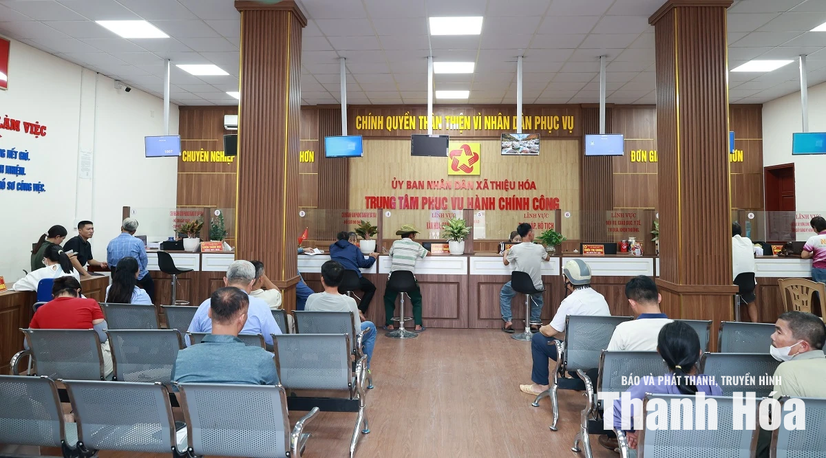 Xã Thiệu Hóa nỗ lực vì sự hài lòng của người dân và doanh nghiệp
