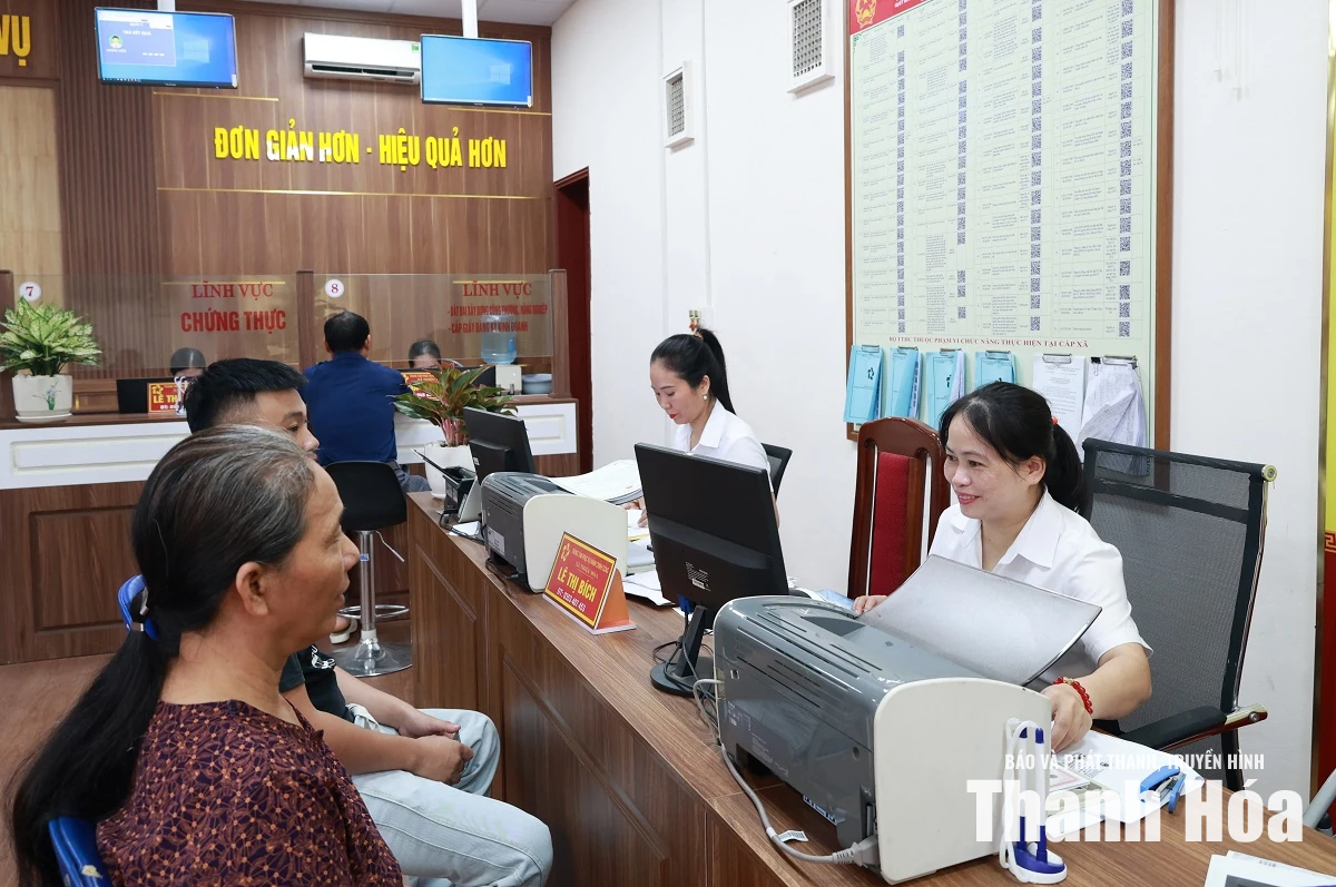 Xã Thiệu Hóa nỗ lực vì sự hài lòng của người dân và doanh nghiệp